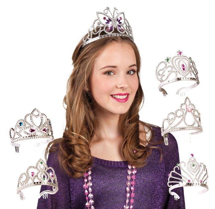 BOLAND  Diadem "Diana" silber, Zufallsauswahl 