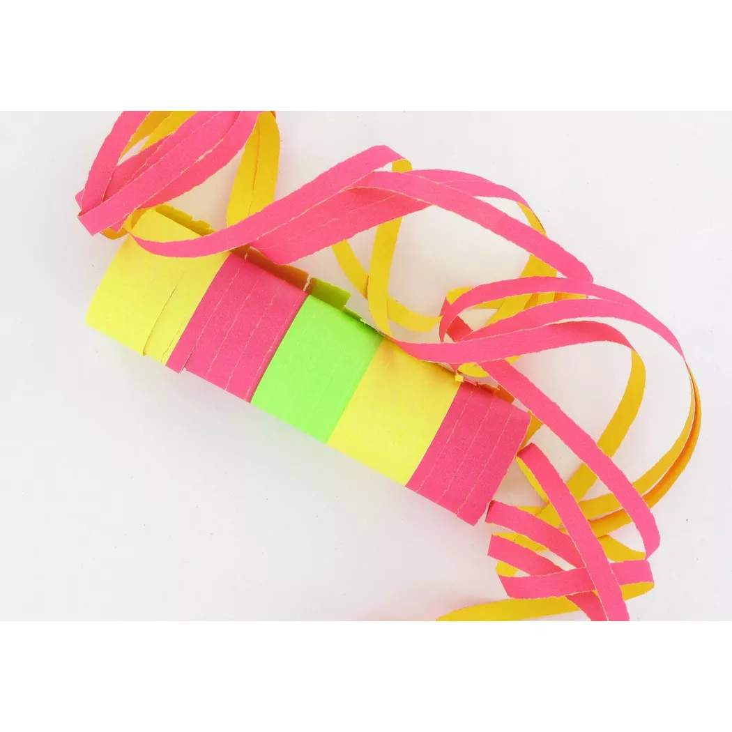 - Luftschlangen 4m Neon, 4 m, Multicolor