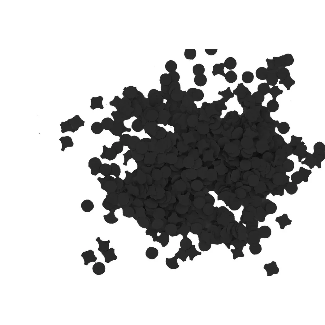 - Konfetti Schwarz, 10 kg, Black