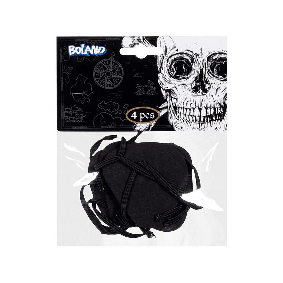 BOLAND  4 Piraten-Augenklappen 