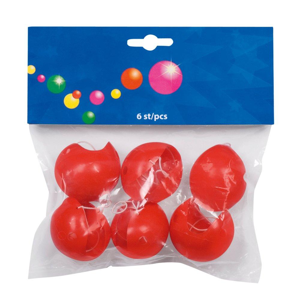 BOLAND  6 Nez de clown plastique 