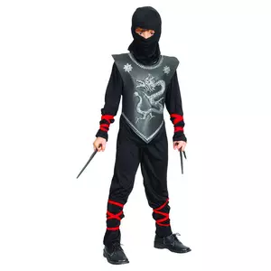 Ninja-Kostüm Jungen schwarz