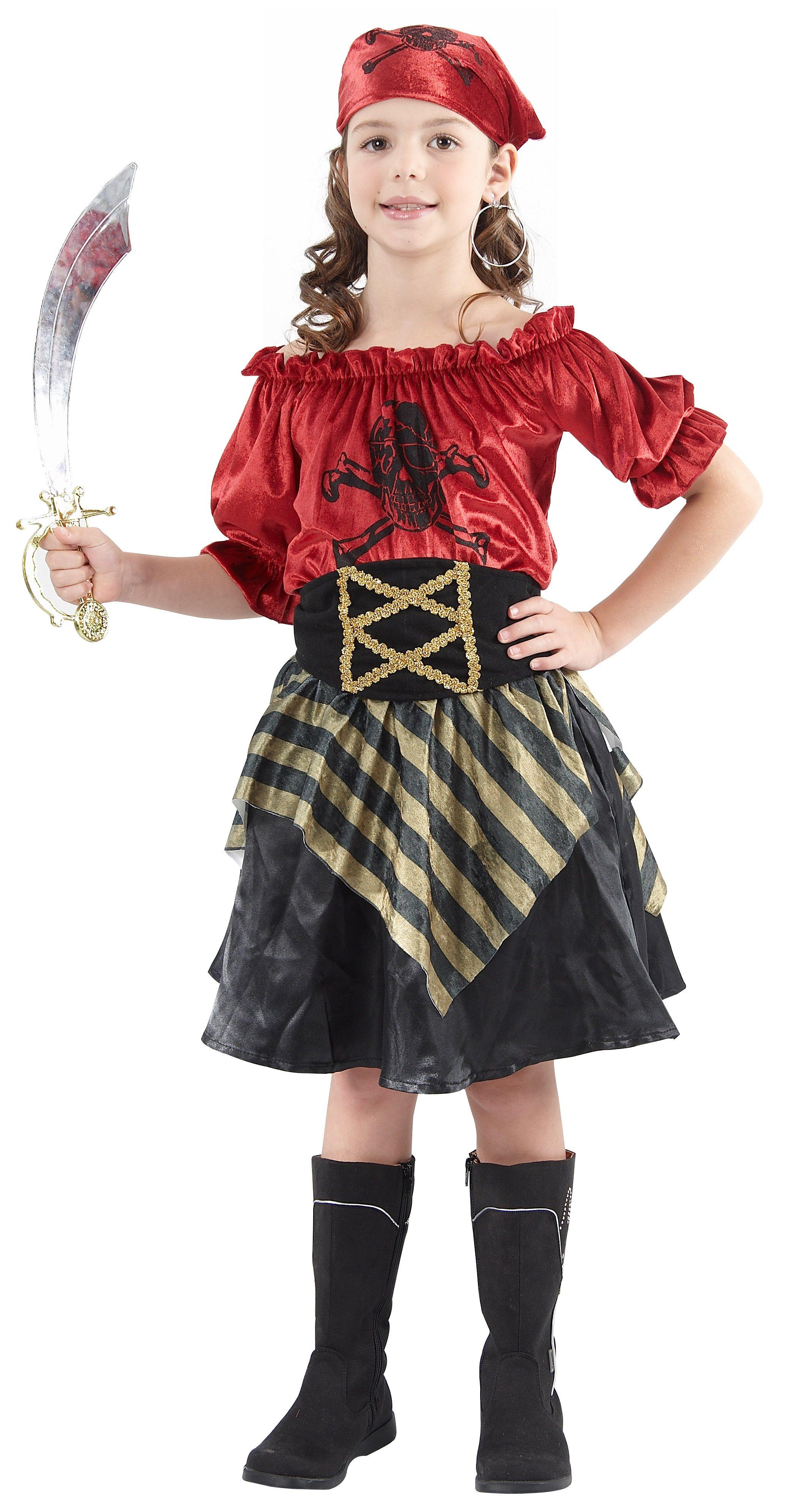NA  Costume bambina pirata 