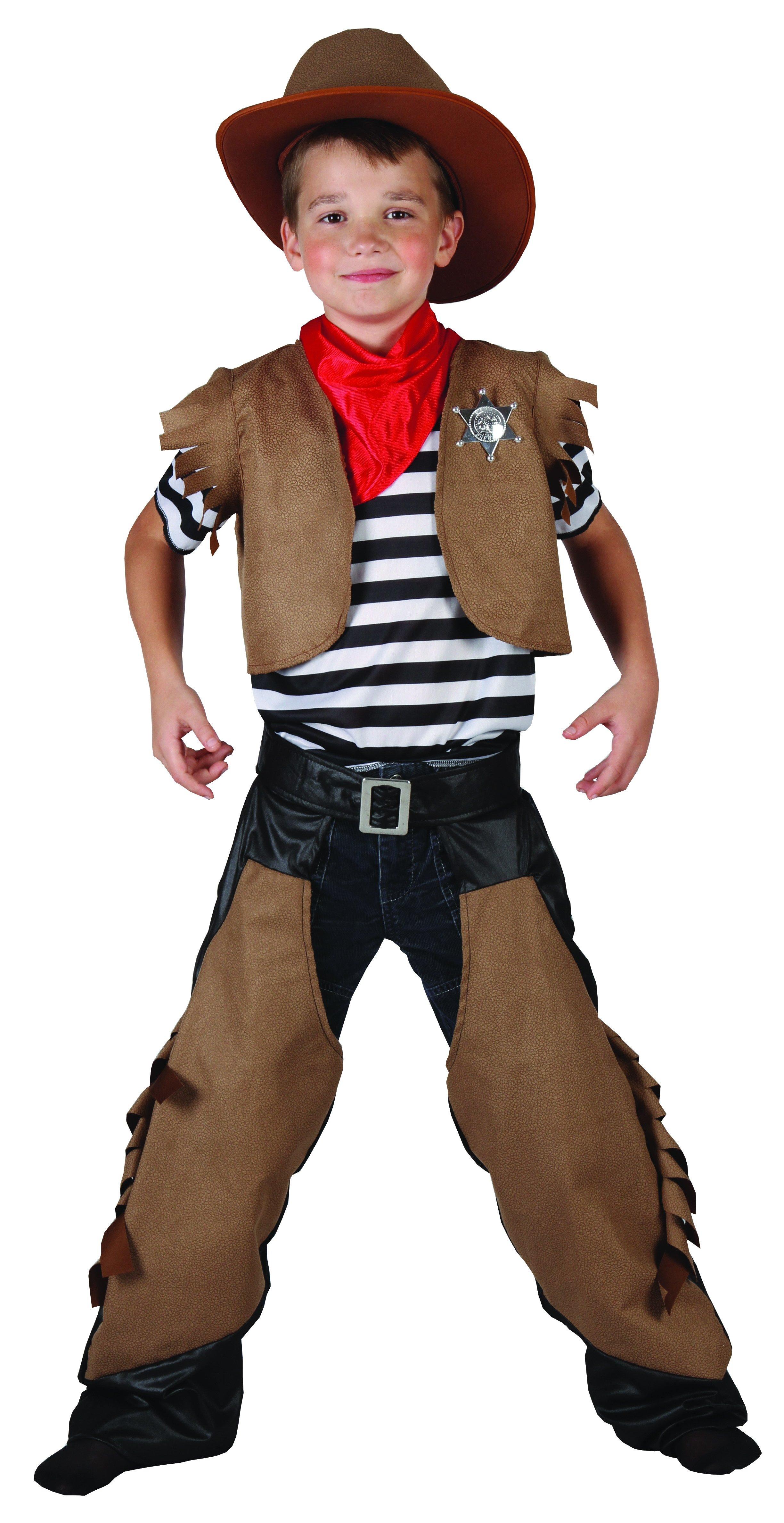 NA Costume bambino cowboy marrone