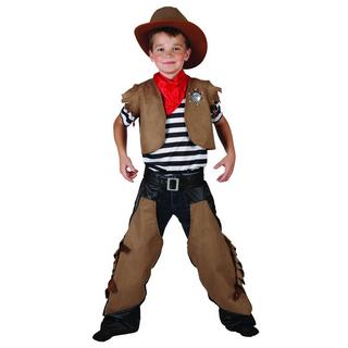 NA  Costume bambino cowboy marrone 