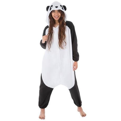 NA  Costume donna panda peluche 