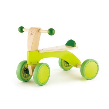 Porteur vert en bois