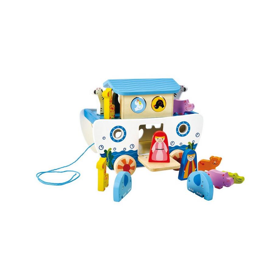 Hape  Nachzieh-Arche Noah aus Holz 