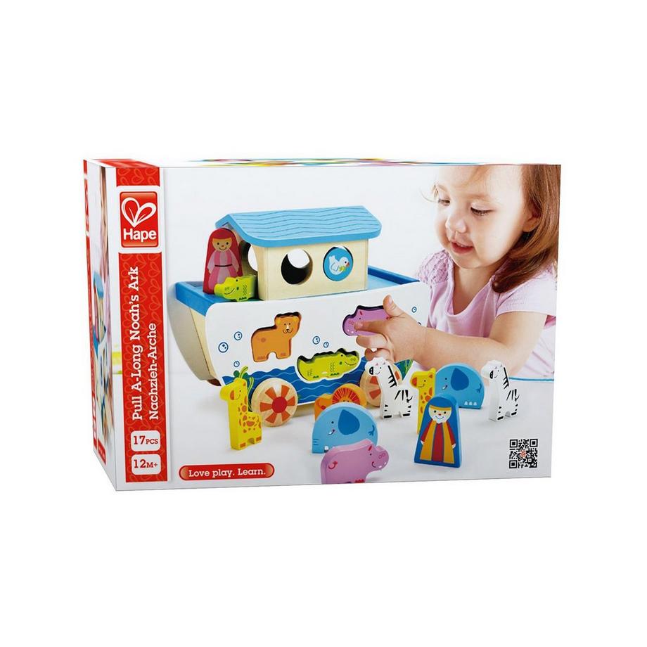 Hape  Nachzieh-Arche Noah aus Holz 