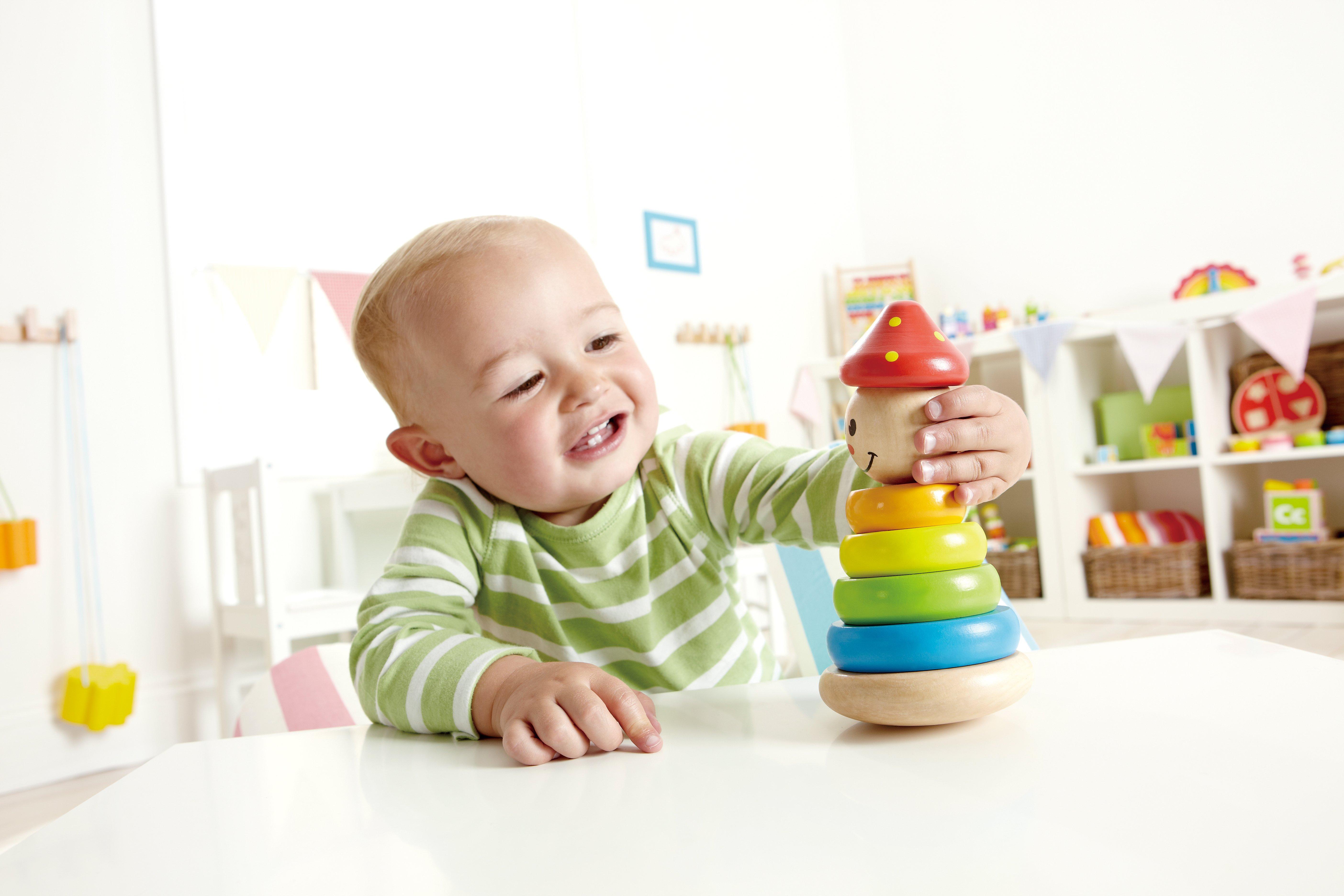 Hape  Anelli Impilabili da bosco, clown 