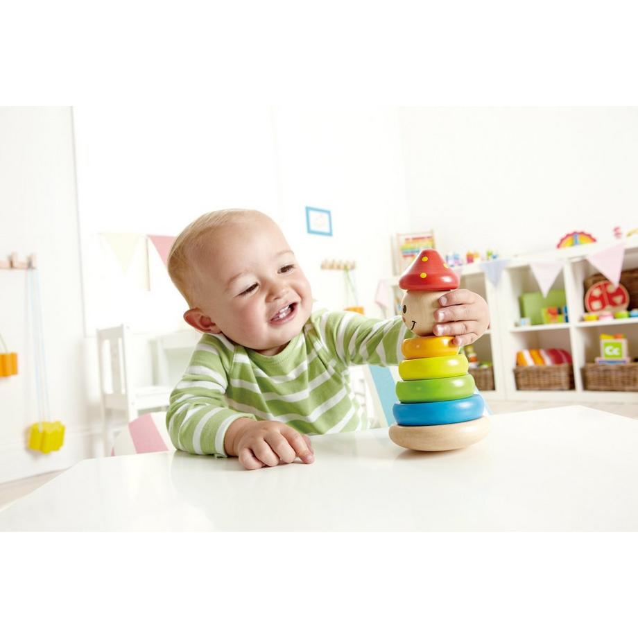 Hape  Anelli Impilabili da bosco, clown 