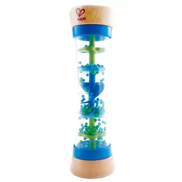 Bâton de pluie en bois, bleu
