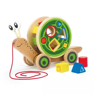 Hape  Nachzieh-Schnecke aus Holz 