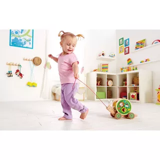 Hape  Nachzieh-Schnecke aus Holz 