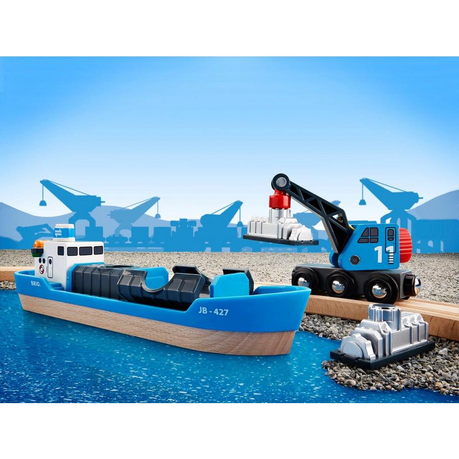 BRIO  Nave portacontainer con gru 