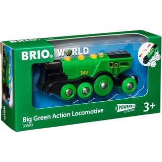 BRIO  Locomotive verte puissante à piles 