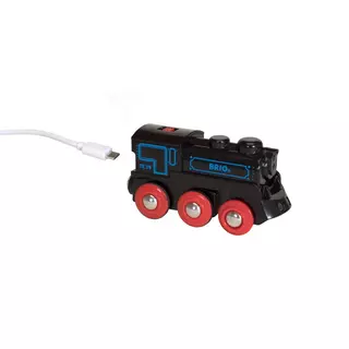 BRIO  Locomotive rechargeable avec mini câble USB 