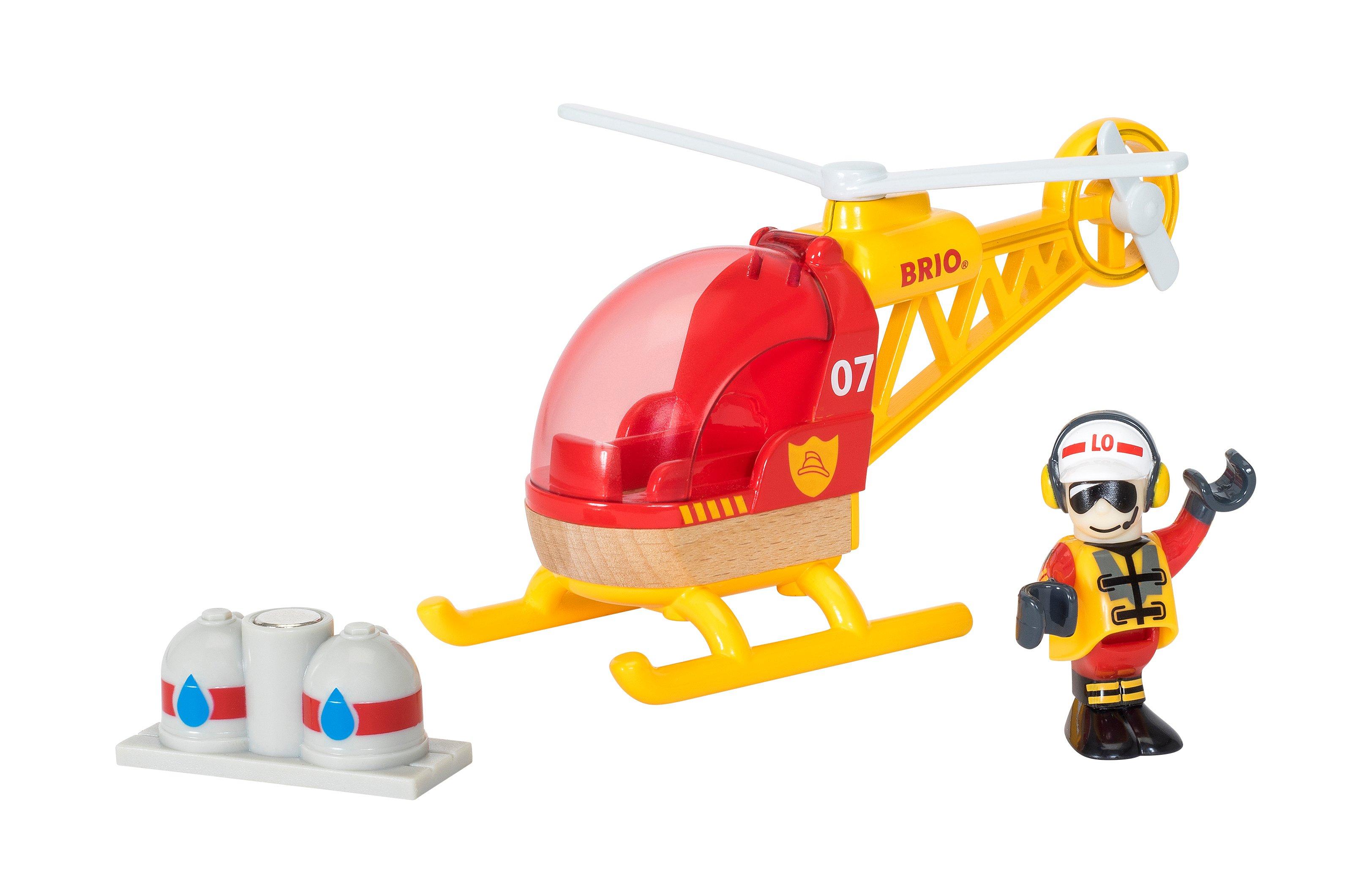 BRIO  Feuerwehr-Hubschrauber 