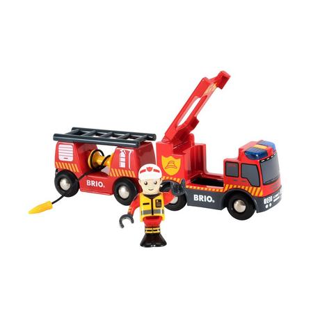 BRIO  Feuerwehr-Leiterfahrzeug mit Licht & Sound 