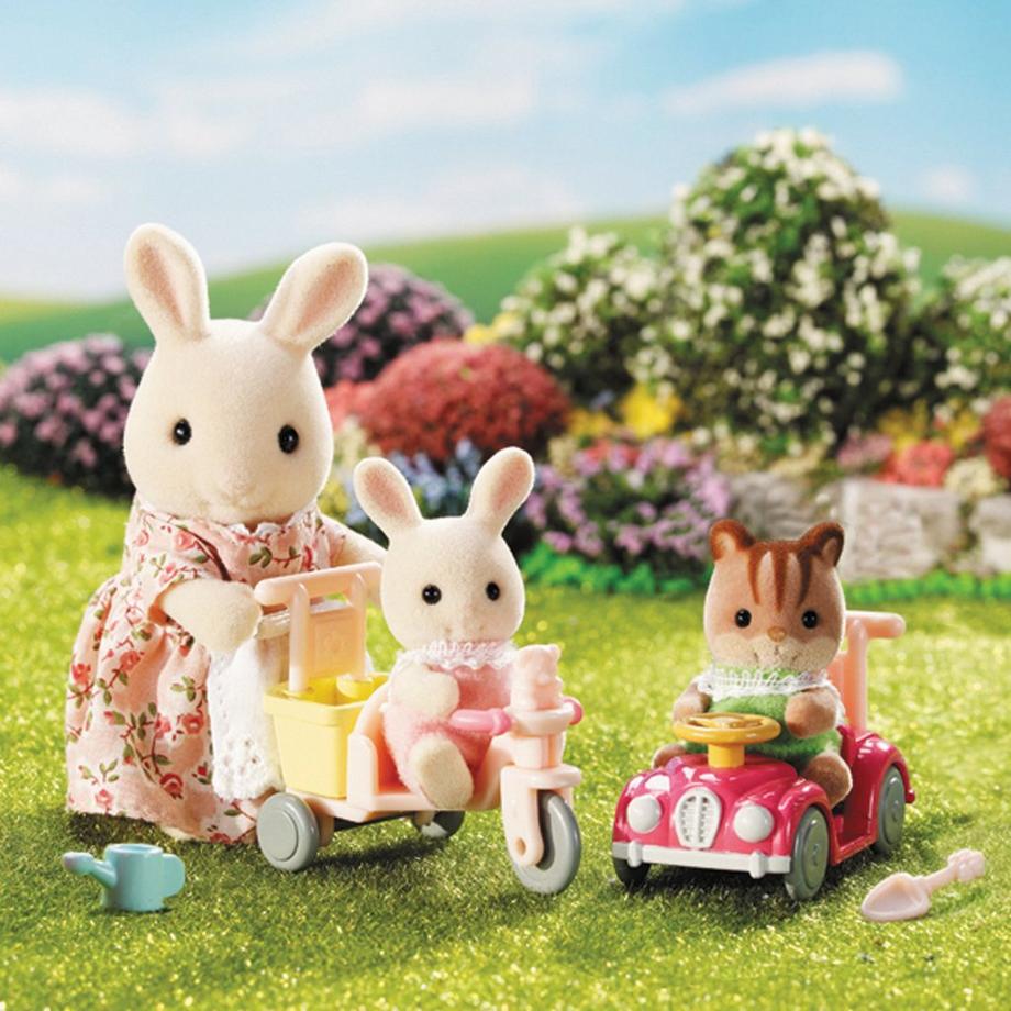 Sylvanian Families  Le tricycle et mini voiture bébés 