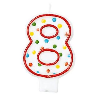 amscan  Zahlenkerze 8 