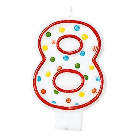 amscan  Zahlenkerze 8 