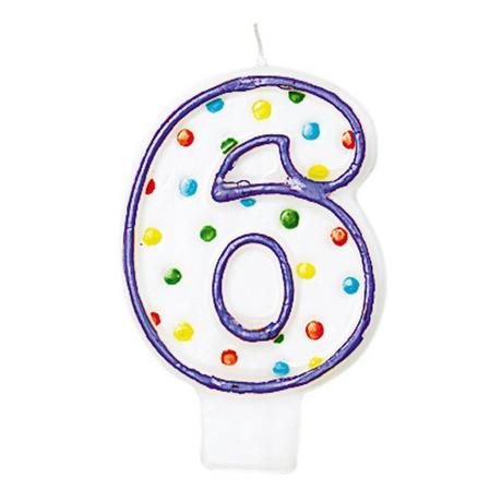 amscan  Candela cifra 6 