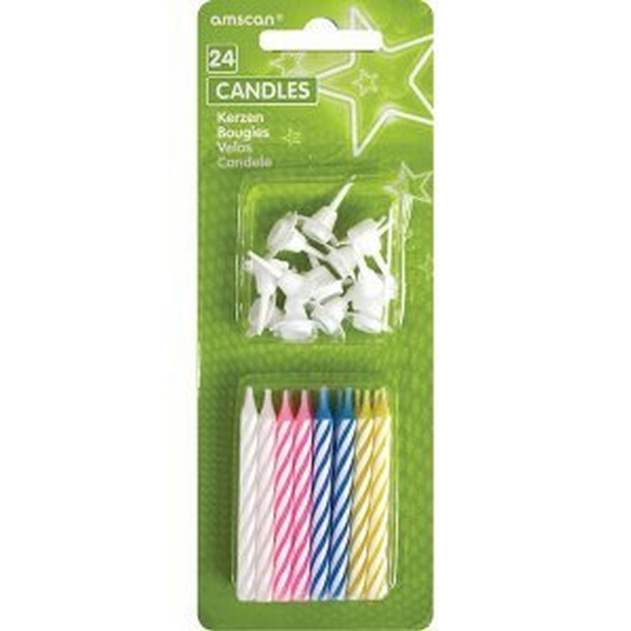 Bougies, 24 pièces