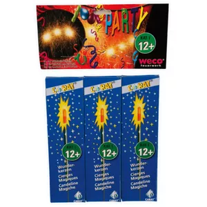 Wunderkerzen, Set 3x10 Stück