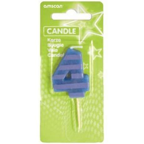 amscan  Mini-Zahlenkerze 4 