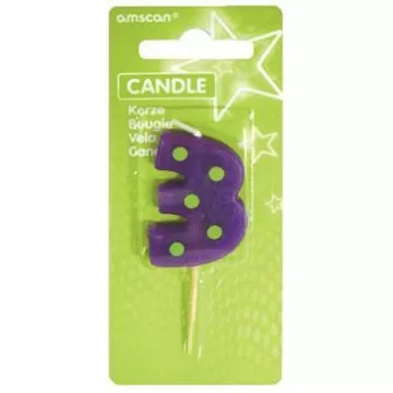 Bougie chiffre mini 3