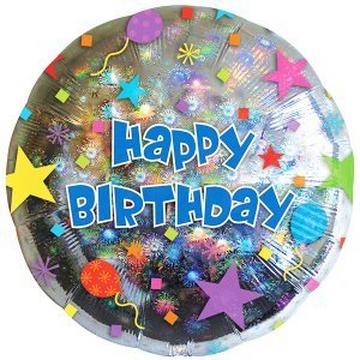 Ballon en aluminium Happy Birthday