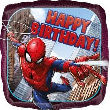 Ballon en aluminium Spider-Man Happy Birthday
