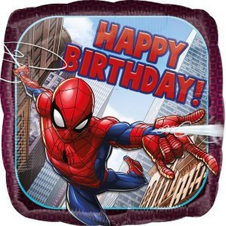 amscan  Palloncino in alluminio Spider-Man Happy Birthday 