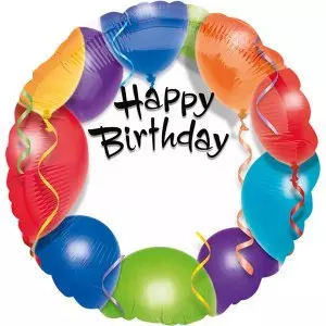 Folienballon Happy Birthday Personalisierbar