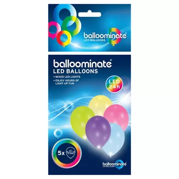 5 LED Ballone