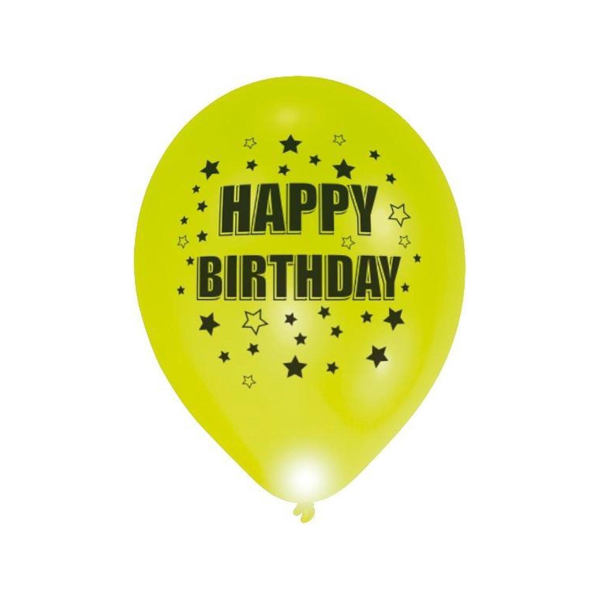 amscan  4 Ballons LED Happy Birthday 