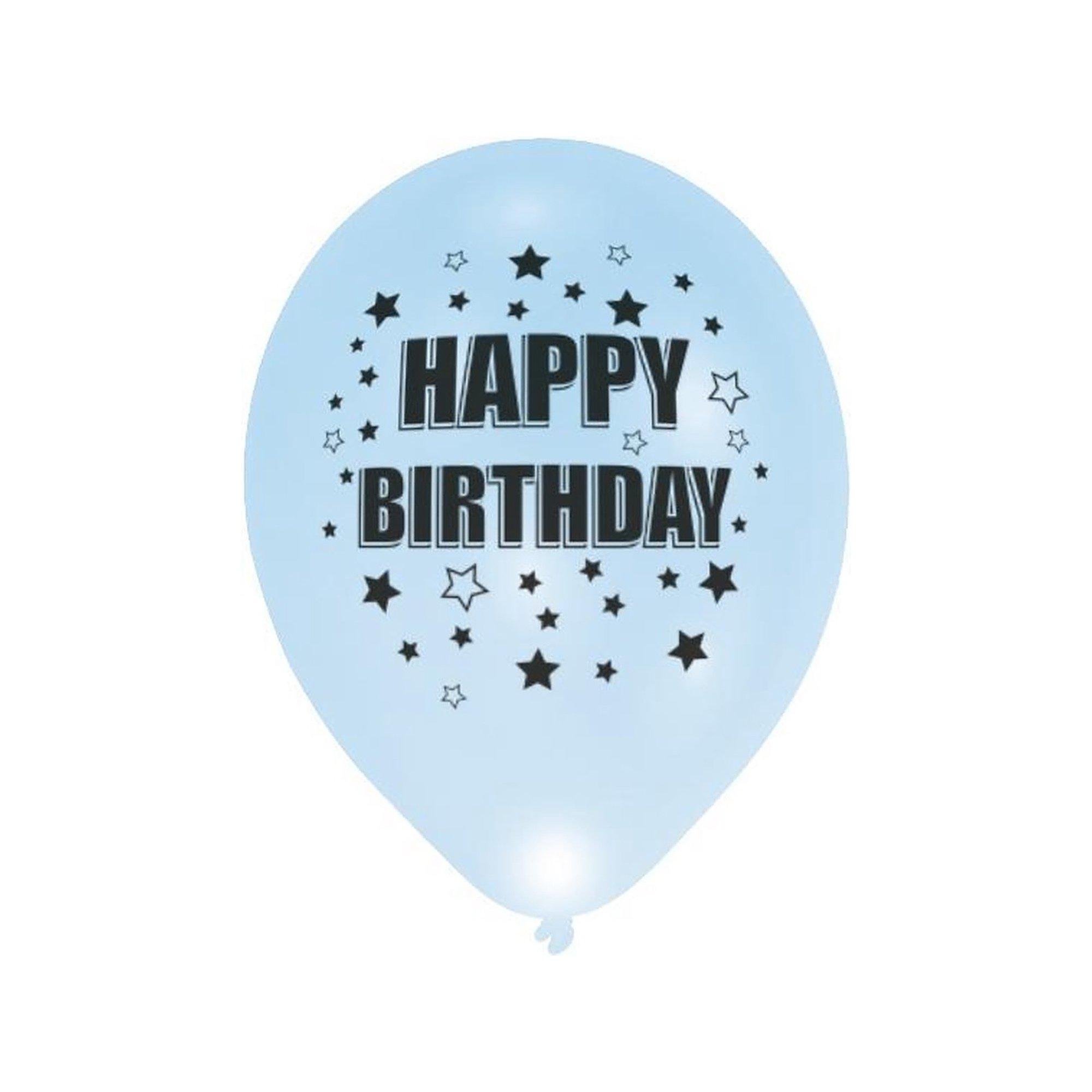 amscan  4 LED Ballone Happy Birthday 