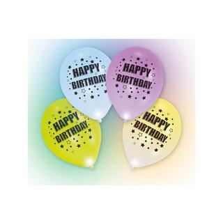 amscan  4 Palloncini LED Happy Birthday 