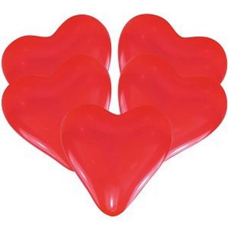 amscan  Palloncini cuori, 5 pezzi 