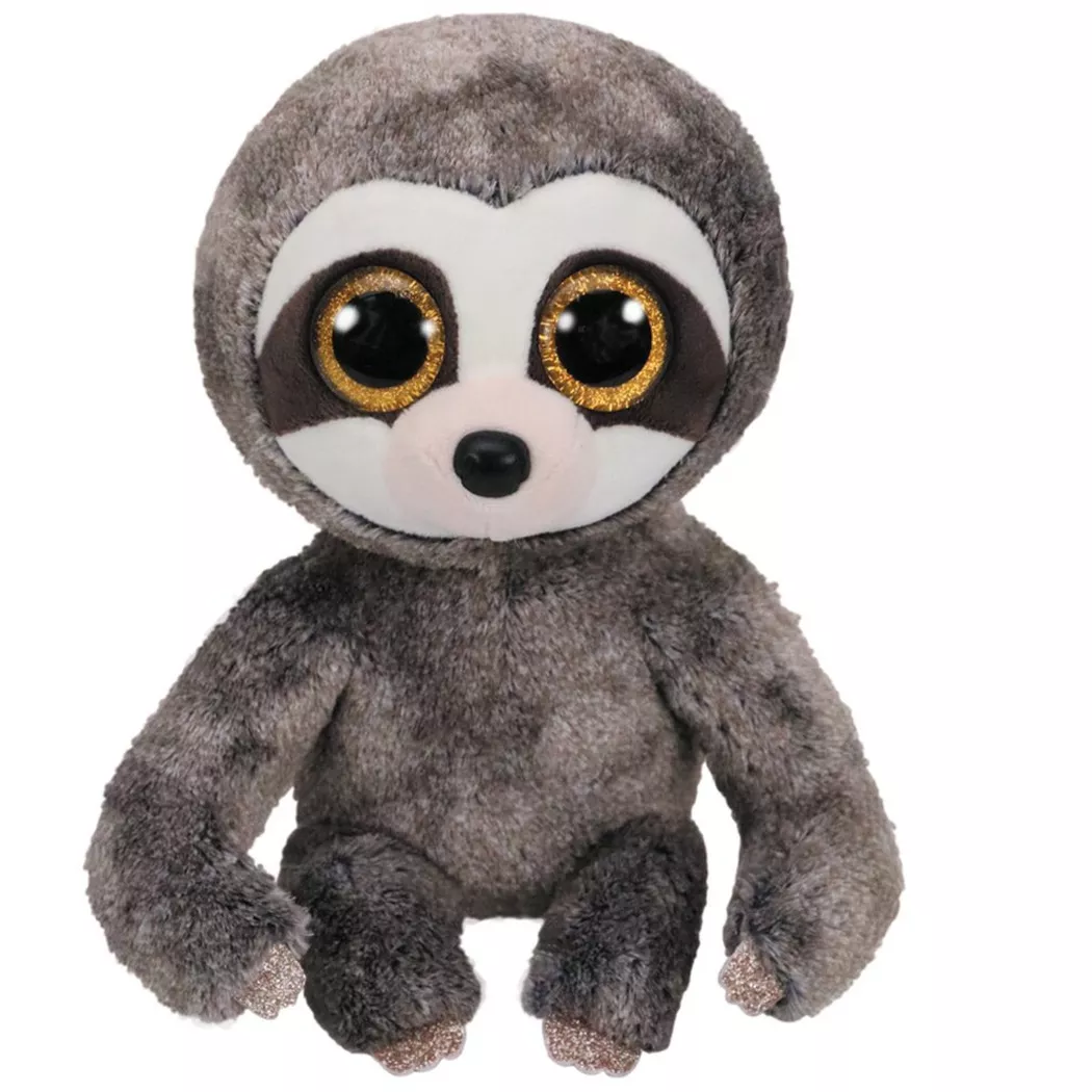 Ty - Dangler, Plüsch Faultier,  Faultier Dangler, 24cm, Grau