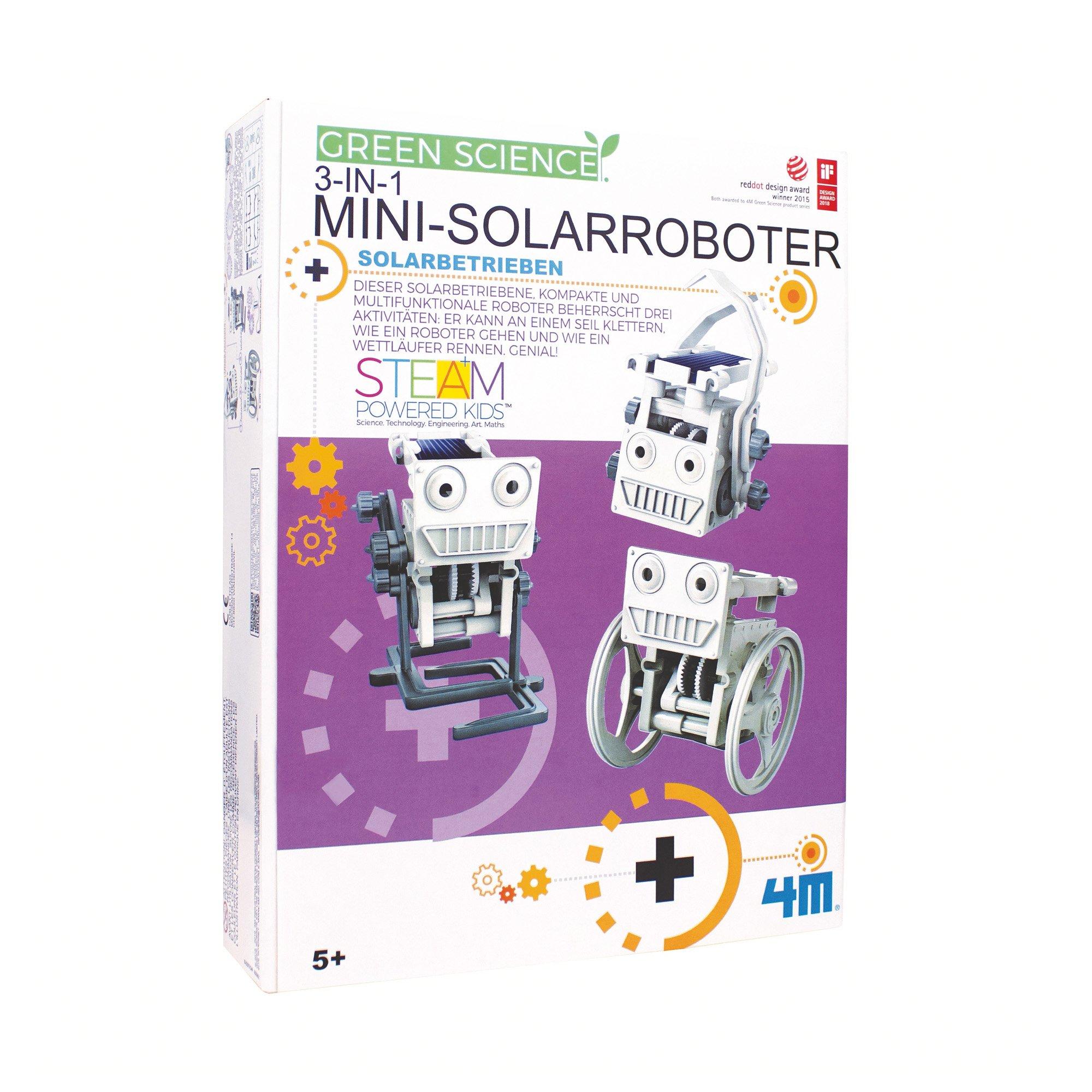 Image of 4M Eco Engineering 3-in-1 Mini Solar Robot