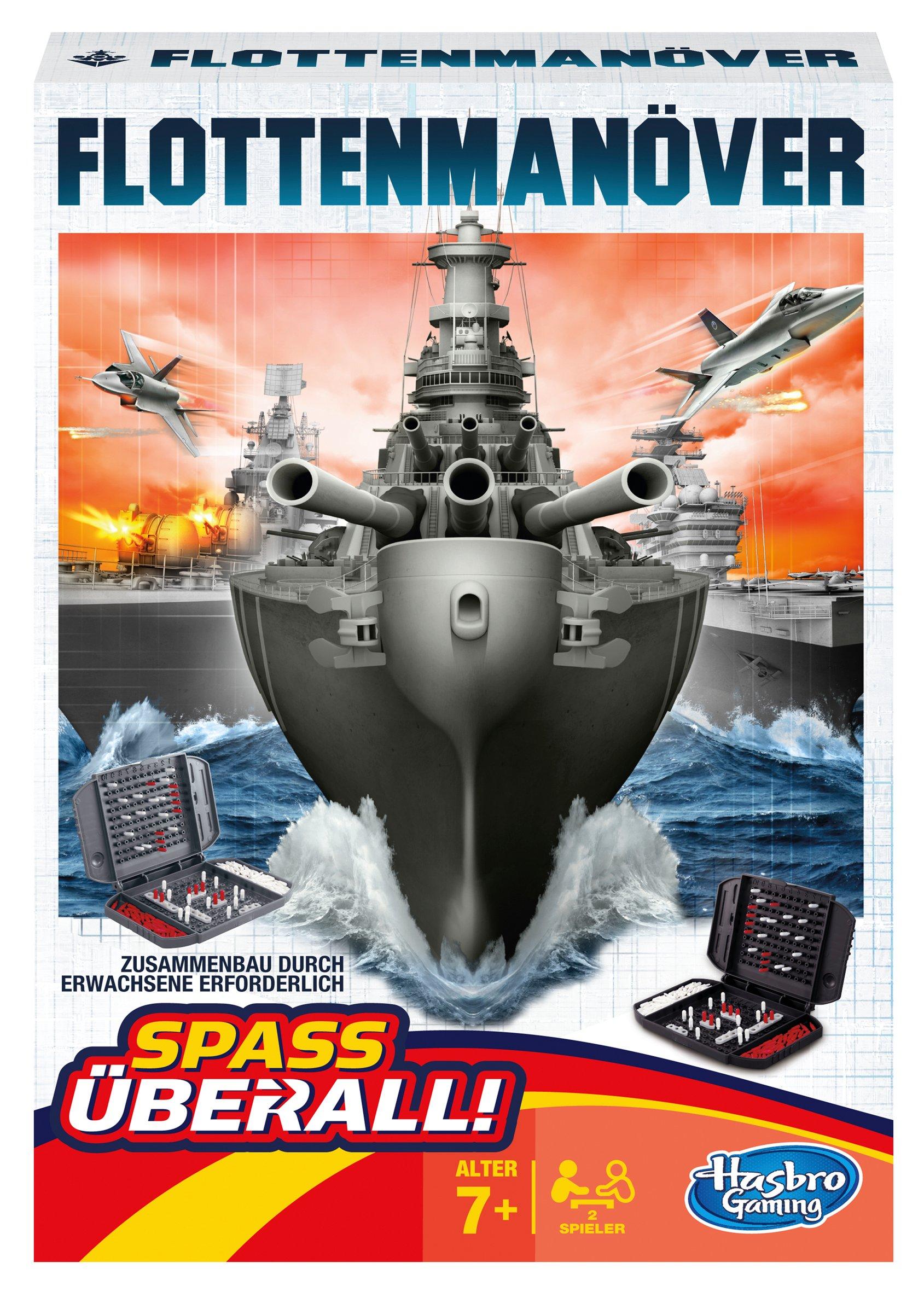 Hasbro Games  Flottenmanöver kompakt, Tedesco 