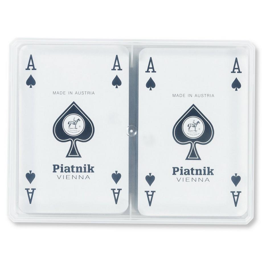 Piatnik  Bridge, Doppel-Plastiketui 