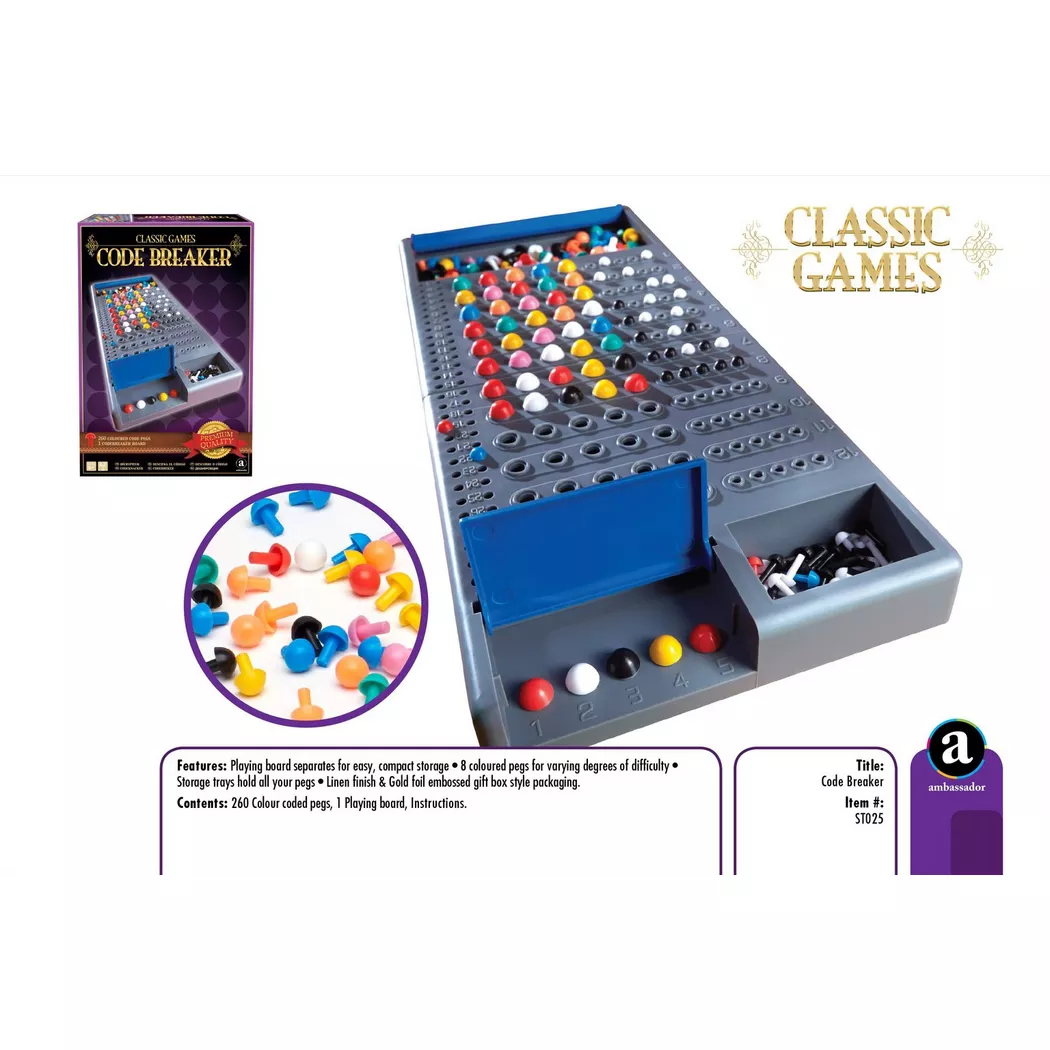 Ambassador Code Breaker Board Game