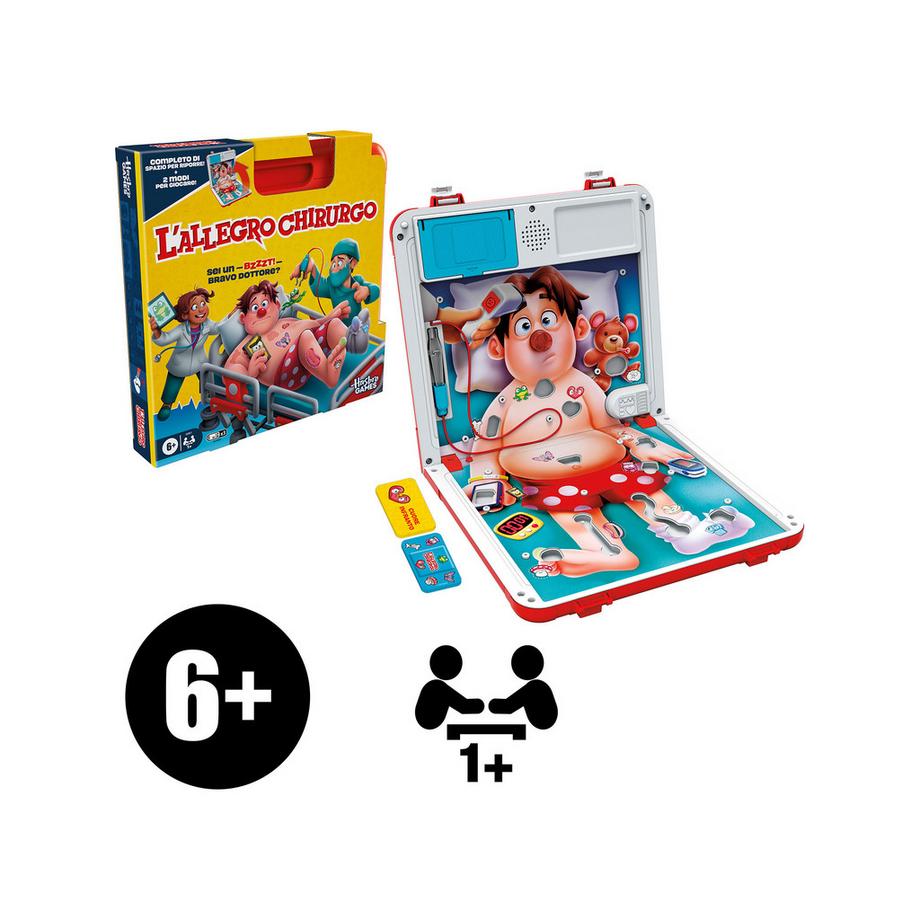 Hasbro Games  L'allegro chirurgo, Italienisch 