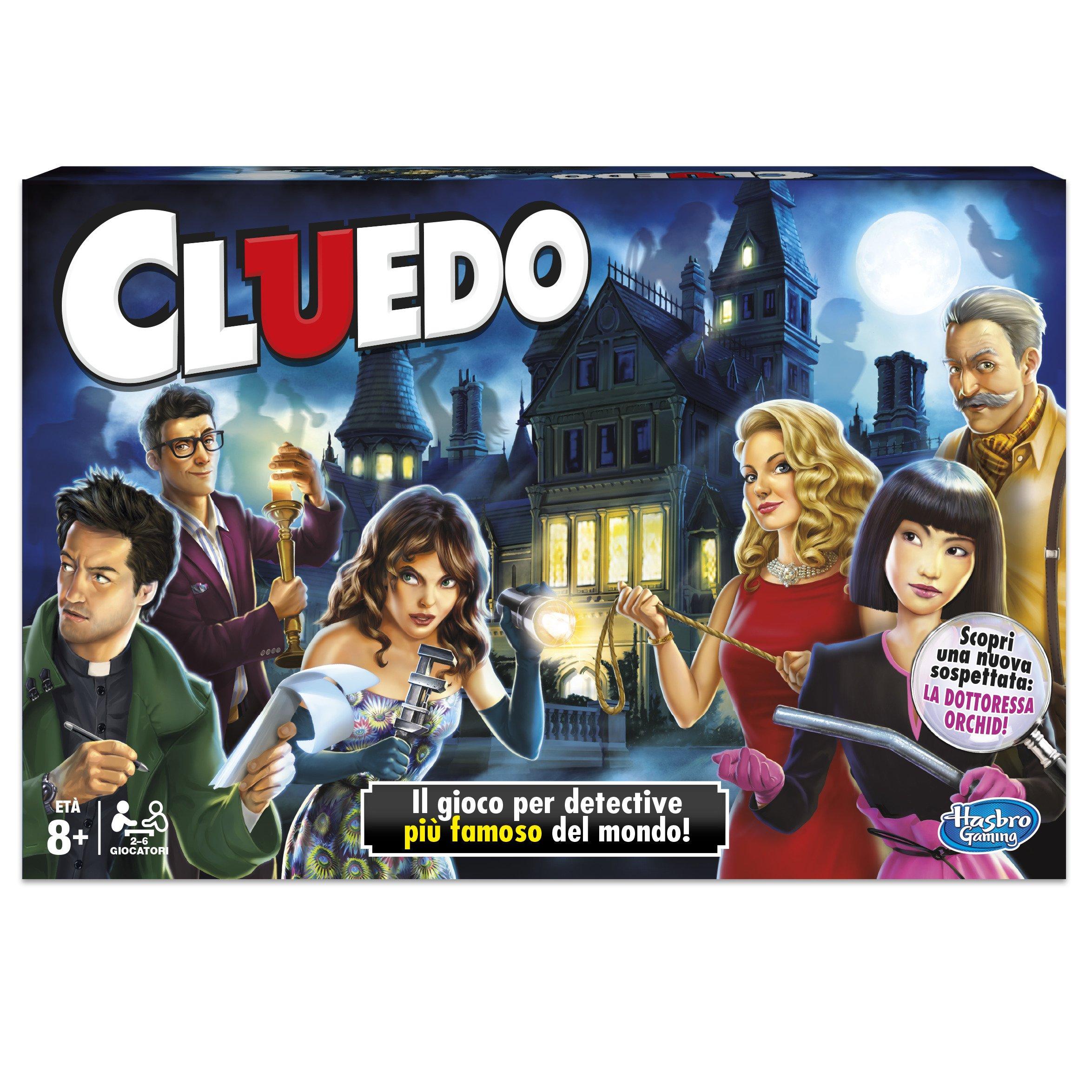 Image of Hasbro Games Cluedo, Italienisch
