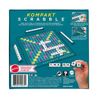 Mattel Games  Scrabble Kompakt, Tedesco 