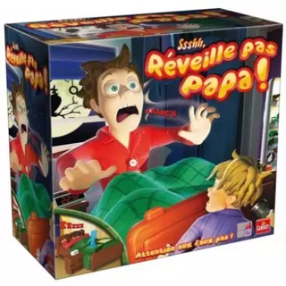 Mécanisme jeu réveille pas papa, le bonhomme ne se met plus en position  allongée - Jeux et jouets - Goliath