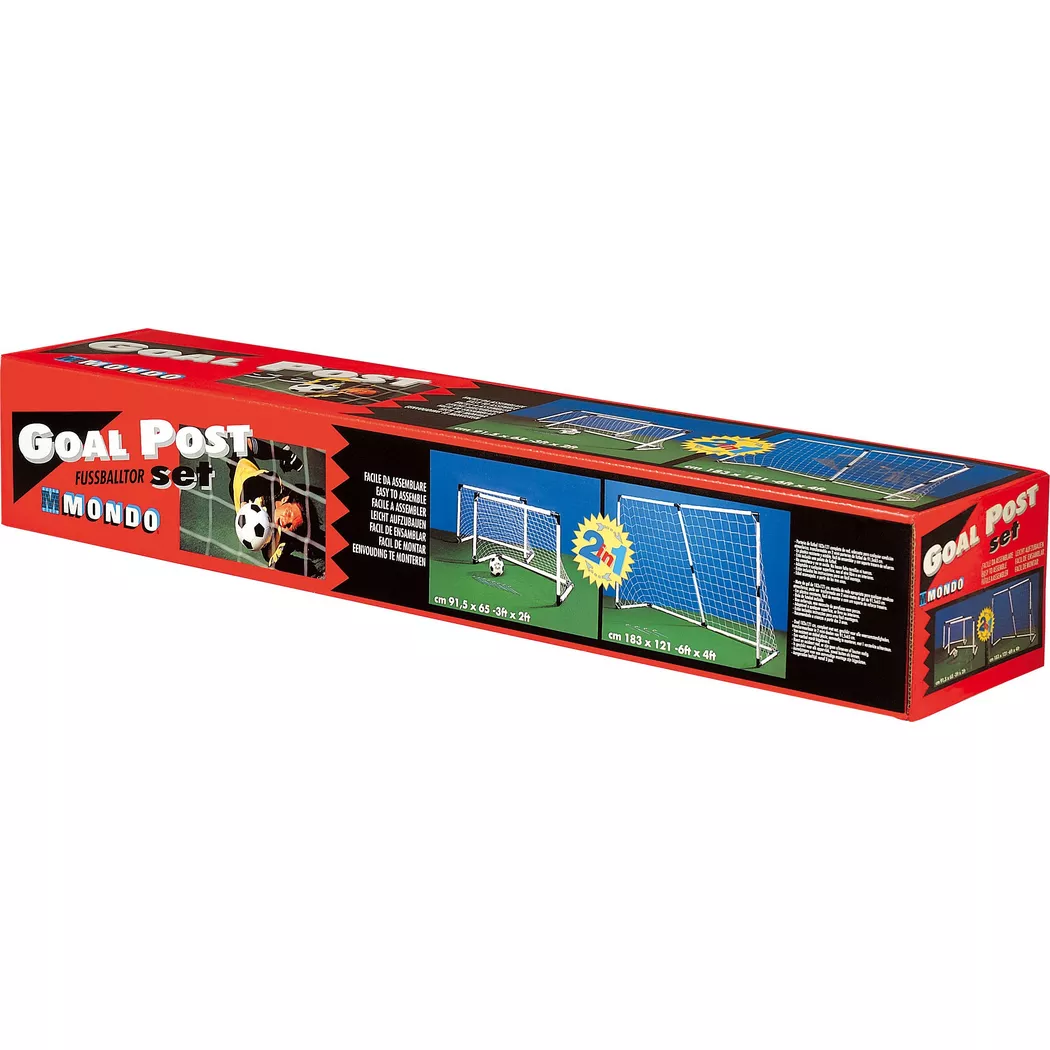 Mondo - Torpfosten 2in1 Tor mit Ball, Multicolor